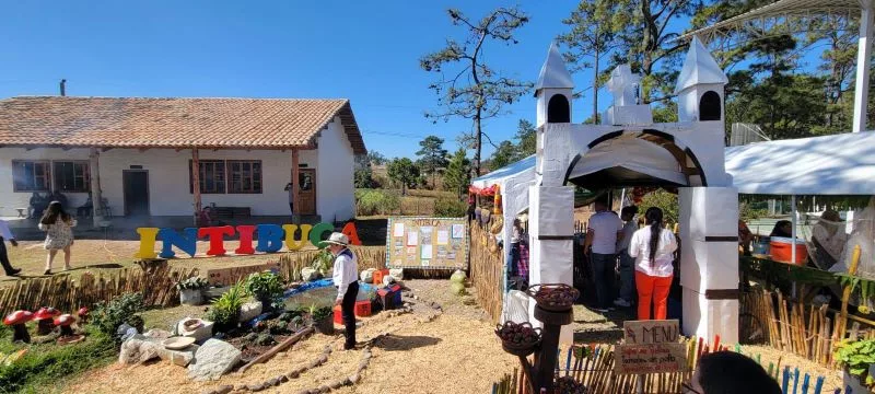 An array of stalls for Fiesta Tipica